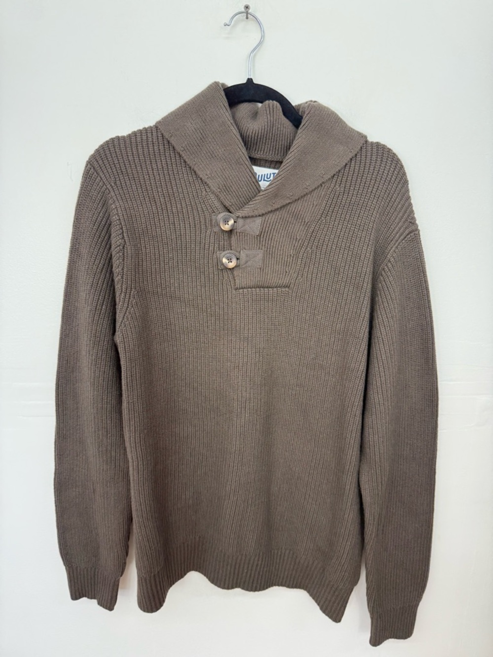 Duluth Trading Co Taupe Turtleneck Sweater AA1